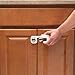 Safety 1st Secure Mount Cabinet Lock, 2 Count, Key Lock, White