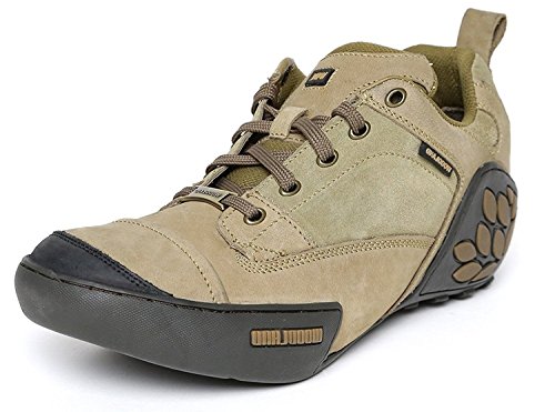 Woodland Proplanet Men Khaki Solid Nubuck Leather Mid Top Derbys