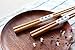 Garcoo Natural Beech Wood Japanese Chopsticks, Pack of 5, Smooth Surface, Premium Quality, 8.75-inch Long
