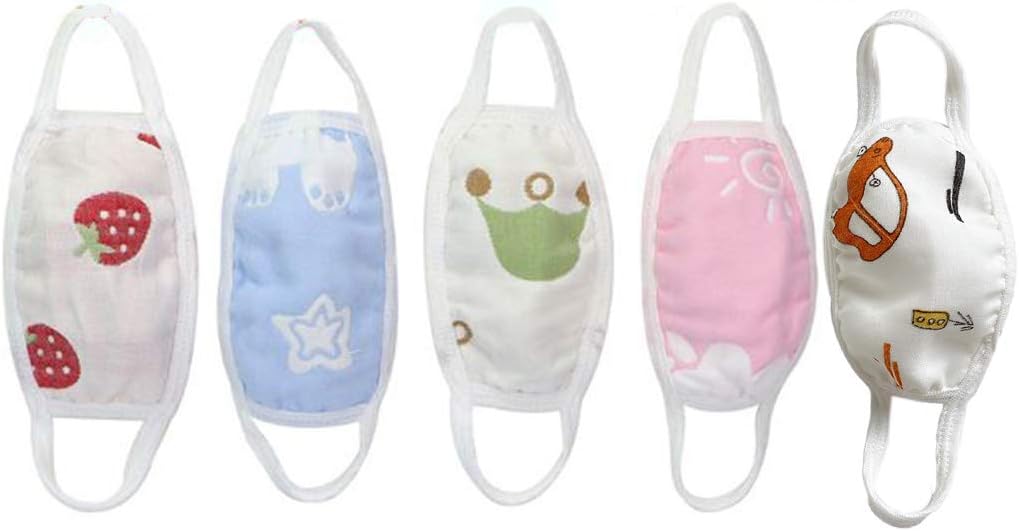 5PCS Kids Face Cover