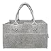 Baby Diaper Caddy - Nursery Storage Tote - Large Portable Car Travel Bag - Cute Girl Boy Infant Gift Basket - Changing Table Organizer Bin - Newborn Registry Must Have