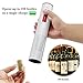 Famili FM700WR Electric Wine Opener Rechargeable Corkscrew Wine Bottle Opener with Foil Cutter, Opens up to 180 bottles with one charge, Pearl White
