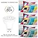 GU10 LED Bulb 50W Halogen Equivalent, SHINE HAI Warm White 2700K LED Track Lighting, 35°Beam Angle Spot Light Bulbs, 120V, Non-Dimmable, Pack of 12
