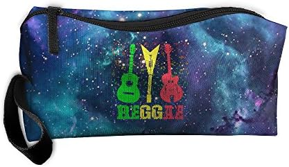 Reggae Rasta Guitar Music Travel Toiletry Bag Buggy Bag Organizers