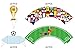 2018 World Cupcake Toppers Wrappers Russia- Soccer Game Cake Party Supplies Decorations