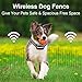 Wireless Fence – Electric Dog Fence Wireless, Safe Dog Containment System, Adjustable Range Up to 1000 Feet & LED Distance Display, IP65 Waterproof & Rechargeable Collar, Tone & Shock Working Modethumb 1