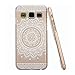 G360 Case, Galaxy Core Prime Case, Silverback(TM) ULTRA SLIM Paisley Flower Hard Plastic Clear Case Skin Cover for Samsung Galaxy Core Prime G360 (Henna Full Mandala Floral)