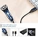 SweetLF Electric Shaver Rotary Shaver for Men Wet Dry Waterproof 2 in 1 Beard Trimmer Cordless Electric Razor USB Quick Rechargeable Shaving Razor for Men
