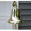 Ships-Bell-Large-Solid-Brass-Wmounting-Bracket-NEW