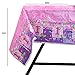 95 Piece 1 Year Old Girl Birthday Party Set Including Banner, Plates, Cups, Napkins, Tablecloth and Balloons, Serves 20