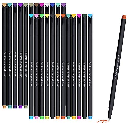 Large and Small Sticky Notes Set & 24 Fineliner Color Pens Set- 60 Ruled Lined Notes (4x6),48 Dotted Notes (3x4),48 Blank Notes(4x3),48 Orange（2x2） and Pink（1.5x2）,150 Inde x Tabs - 426 pcs in Total - Thumbnail 4