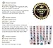 BellaTerra Cosmetics Mineral Shimmer Eye Shadow and Highlighting Powder, Glitter Metallic Dust for Face and Hair, 9 Stack, Topaz