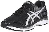 ASICS Men's Gel Nimbus 18 Running Shoe, Black/Silver/Carbon, 11.5 M US