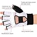 FitsT4 Sports Half Mitts MMA Training Boxing Punch Bag Kickboxing Sparring Grappling Martial Arts Muay Thai Taekwondo Wrist Wraps Support Gloves for Women Men White S