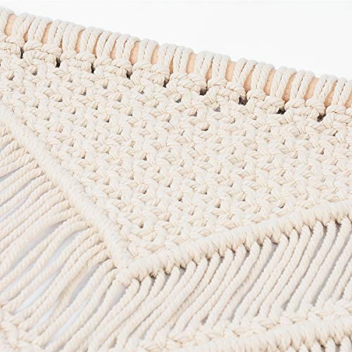 Plaviya Macrame Woven Wall Hanging, Boho Decor Bohemian Chic Boho Wall Décor - Home Office Livingroom Bedroom Art Decoration, 16\