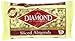 Diamond of California, Sliced Almonds, Non GMO, No Added Salt, 6 Ounce (Pack of 6)