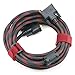 Pasow 25 Pcs 8-Inch Cable Ties with plastic buckle Reusable Wire Cord cable tie - Red