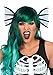 Leg Avenue Women's Dark Siren Skeleton Mermaid Costume, Black Med/LGE