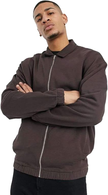 oversized jersey jacket