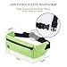 B-Land Running Belt - Water Resistant Runners Waist Pack Fanny Pack Workout Belt for Hiking - Adjustable Pouch Bag for iphone 6/7 /Plus Andriod Windows (Fluorescent Green)