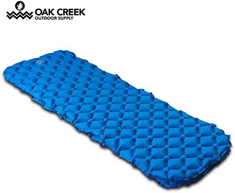 Oak Creek Ultralight Hammock Sleeping Pad | 75 By 22 By 2.5 Inches To Perfectly Fit All Brands of Standard Single Hammocks | Designed with Diamond Tech Support Cells and Inflates in 15-20 Breaths