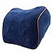 Vitodeco Velour Neck Pillow for Travel - Best Memory Foam Travel Cushion; Neck Pillow; Car Pillow; Neck Rest Pillow; Neck Support Pillow with Massage Spots (Blue)