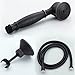 Rozin Oil Rubbed Bronze Brass Hand Shower Head + Shower Hose + Shower Pedestal Holder