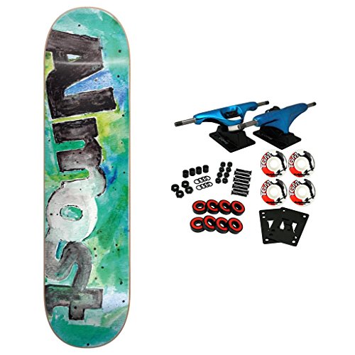 Almost Skateboard Complete Color Bleed Teal 8.0"