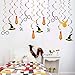 Aiernuo 20 Pcs HP Hanging Swirls Party Supplies, Baby Birthday Party HP Themed Party Decorations
