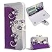 Luckiefind Compatible with LG K20 V (VS501) / LG K20 Plus/LG Harmony/LG Grace LTE. PU Leather Flip Wallet Credit Card Cover Case. (Wallet Purple Vine)