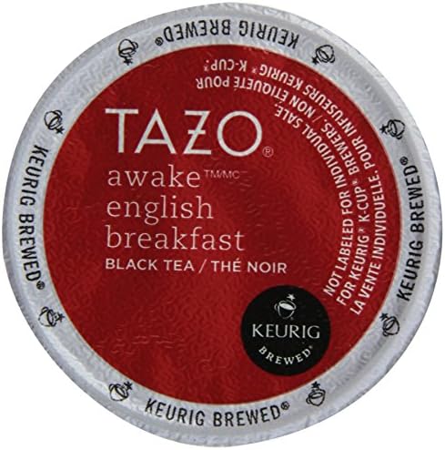 Tazo Tea K-Cup Awake, K-Cup Portion Pack for Keurig K-Cup Brewers, 10- Count (Pack of 3)