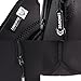 LunchFox Designer Neoprene Lunch Bag Tote for Adults (Men & Women), Black - Midnight on Mulholland