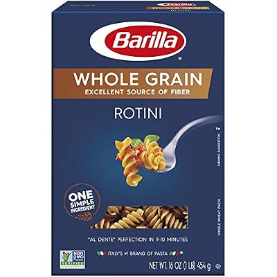 Barilla Whole Grain Pasta, Medium Shells, 16 Ounce Pack of 8