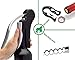 BarGiant Wine Opener with professional Foil Cutter, Extra Replacement Corkscrew and Wine Aerator Pourer - Best Rabbit Style Screwpull Wine Bottle Opener Set in Elegant Gift Box