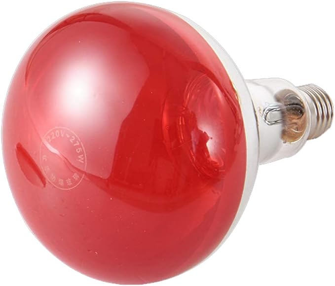 Infrared Heat Lamp Bulb Red Light with Standard Medium