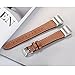 bayite Leather Bands Compatible with Fitbit Charge 2, Replacement Accessories Straps Women Men, Brown