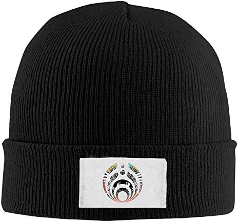 Winter Bassnectar Icon Solid Logo Black Unisex Warm Winter Hats For Woman
