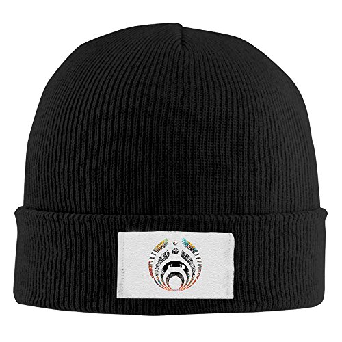Winter Bassnectar Icon Solid Logo Black Unisex Warm Winter Hats For Woman