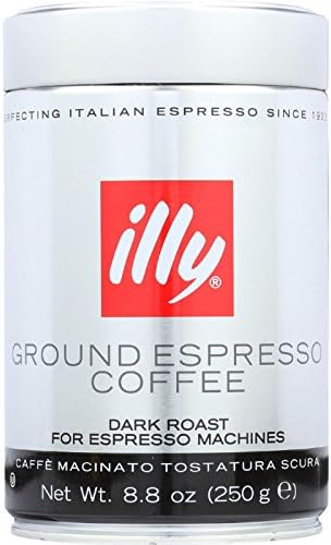 Illy Caffe Coffee Coffee - Espresso - Ground - Dark Roast - 8.8 oz - case of 6