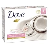 Dove Purely Pampering Beauty Bar, Coconut Milk 4 oz, 8 Bar
