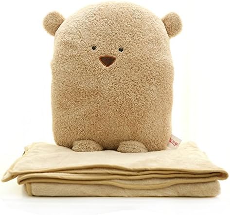 Amazon Com Patty Both 3 In 1 Bear Travel Blanket Hand Warm
