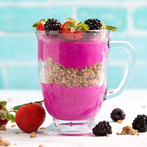 Pitaya Plus Organic Red Dragon Fruit Smoothie Pack. Frozen Puree Packets that are a Good Source of Fiber, Magnesium, Potassium, Iron & More. 14 oz (Pack of 15)