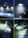 LITOM 30 LED Solar Motion Sensor Landscape Spotlights, IP67 Waterproof Outdoor Solar Powered Security Wall Lights 3 Modes Solar Landscaping Lighting for Yard Garden Garage Pool Patio 2 Pack Cold White
