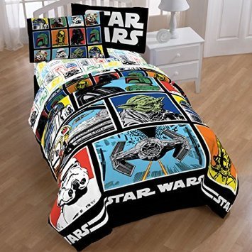 Star Wars Classic Comforter and Sheets Bedding Set (Full Size)
