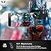 iPhone Lens Kit 0.35 x Super Wide Angle Lens, 15 x Macro Lens, Universal Clip, Premium Quality, 2 in 1 Professional HD Camera Lens for iPhone 7 Plus / 6 / 5 Samsung / Android and Most Smartphone