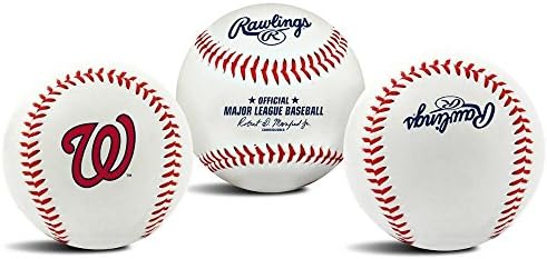 Rawlings Washington Nationals Baseball, Red W Logo