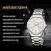 Watches, Mens Watches Gold stainless Steel Watch Luxury Fashion Waterproof Wrist Analog Quartz Watch