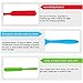 Silicone Spatula Set -450°F Heat-Resistant Non Stick Cake Cream Butter Spatulas Mixing Batter Scraper Brush Silicone Baking Spoon Cook Tool Multicolor 4-Pieces