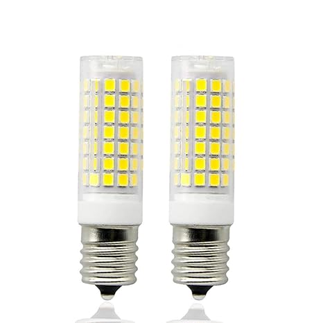 E17 LED microondas bombilla 8,5 W luz blanca cálida 3000 K ...