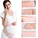 DIGGOLD Maternity Belt During Pregnancy - Double Support Belly Band Back Waist Abdomen - Breathable Binder Elastic Soft Comfortable Cotton and Spandex - Upgraded Version One Size All Fit Nude (TM)
